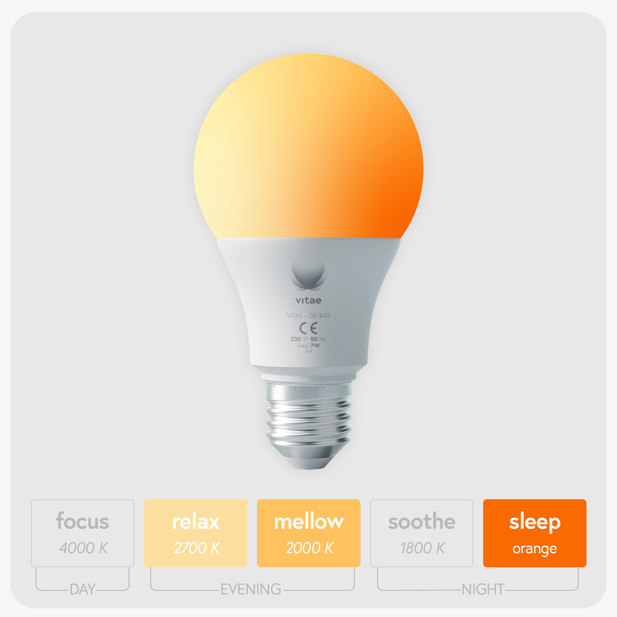 vitae lightbulb 3in1 E27